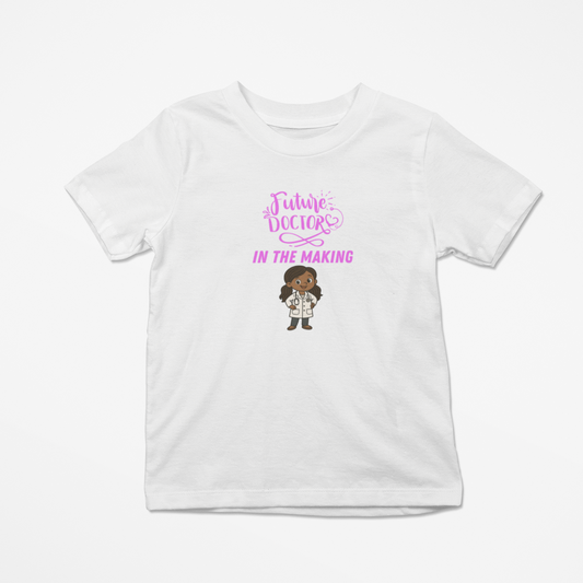 Future Doctor in the Making – Girls’ Inspirational T-Shirt