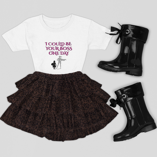 Kids Empowerment Girls' - T-Shirt - I Could Be Your Boss One Day