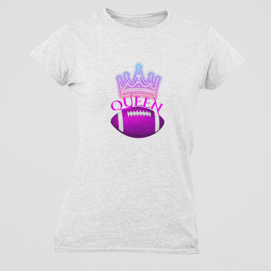 Queen of Football – Women’s Adult T-Shirt