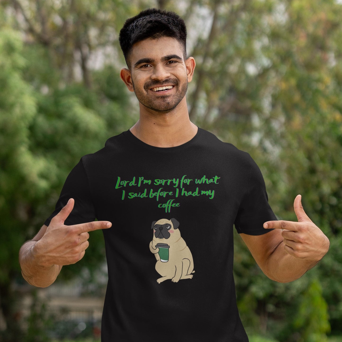 Coffee Dog – Lord I’m Sorry - Funny Faith T-Shirt