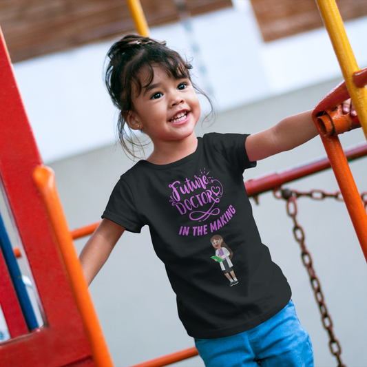 Future Doctor in the Making – Girls’ Inspirational T-Shirt