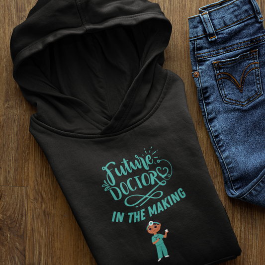 Future Doctor in the Making – Boys’ Inspirational Hoodie