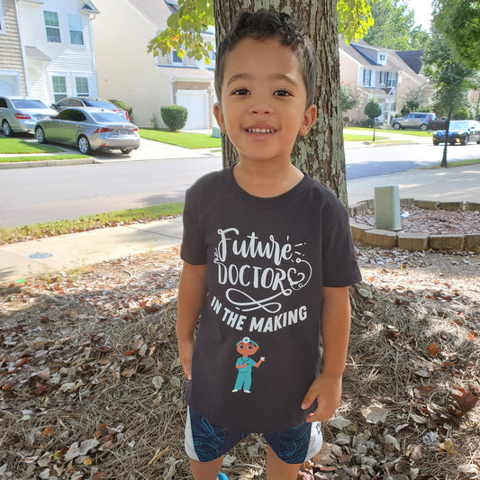 Future Doctor in the Making – Boys’ Inspirational T-Shirt